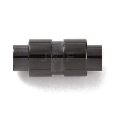 Ion Plating(IP) 304 Stainless Steel Magnetic Clasps with Glue-in Ends STAS-H048-2B-1