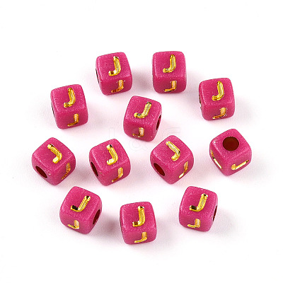 Plating Acrylic Beads OACR-N140-01A-J-1