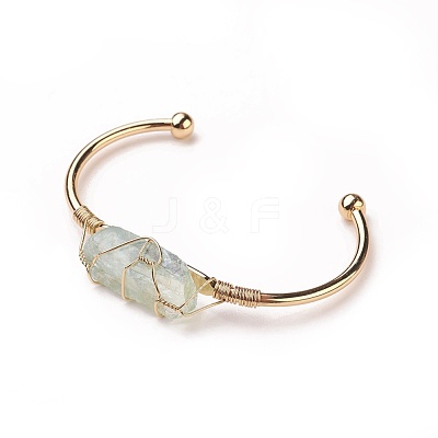 Long-Lasting Plated Brass Cuff Bangles BJEW-F394-A01-1