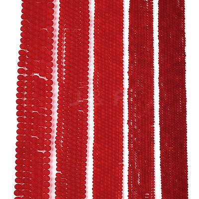 Transparent Glass Beads Strands X-EGLA-A044-T6mm-MD01-1