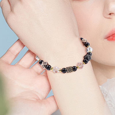 Rack Plating Brass Cubic Zirconia Beads ZIRC-FH0001-01-1