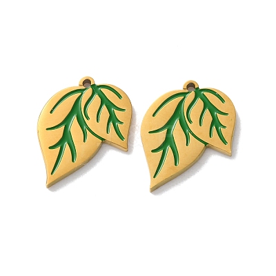 Ion Plating(IP) 304 Stainless Steel Pendants STAS-M102-24G-1