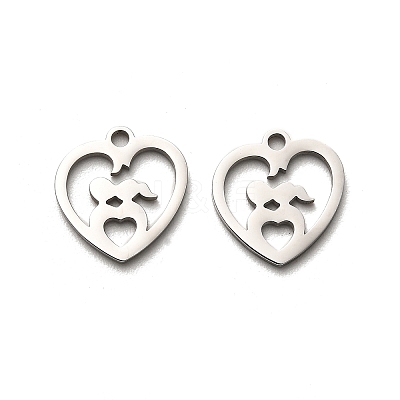 Non-Tarnish Valentine's Day 316 Surgical Stainless Steel Charms LS-STAS-H190-15P-01-1