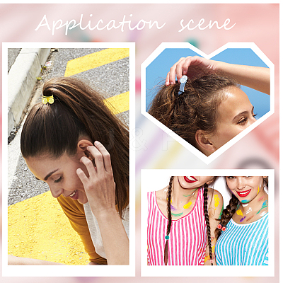 Rubber Elastic Hair Ties OHAR-OC0001-02-1