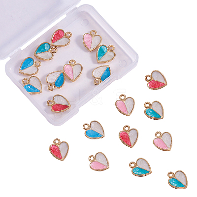 Alloy Enamel Pendants ENAM-CJ0001-28-1
