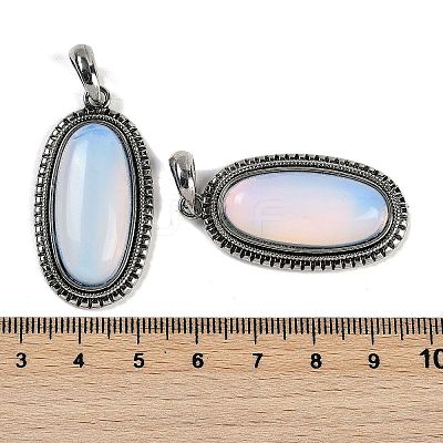 Natural & Synthetic Mixed Gemstone Pendants G-I370-07AS-1