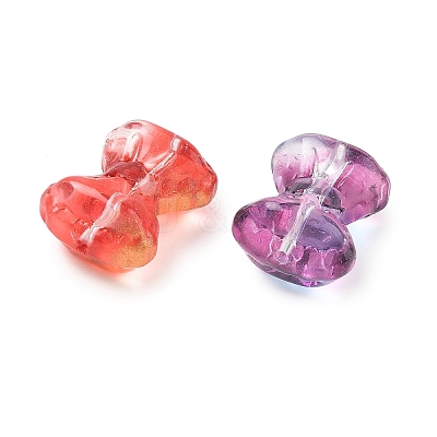 Baking Paint Transparent Glass Beads GL-CBA7B2B-11-1