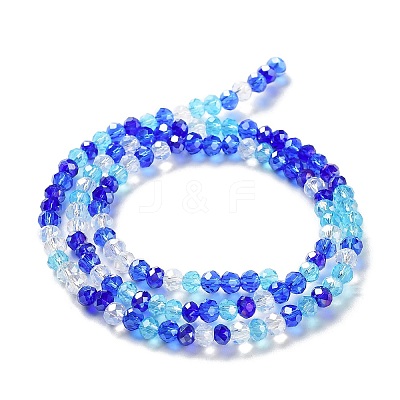 Glass Beads Strands EGLA-A034-M4mm-25-1