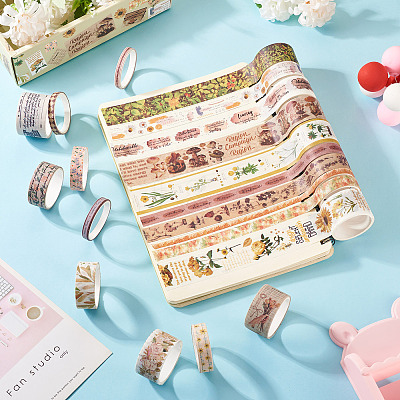 20pcs 5 Styles Scrapbooking Stickers DIY-TAC0029-03B-1