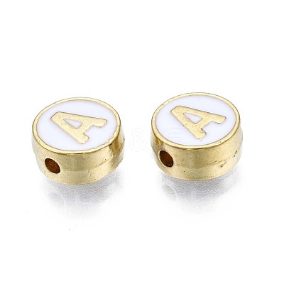 Alloy Enamel Beads ENAM-N052-006-01A-RS-1