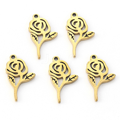 PVD Vacuum Plating 304 Stainless Steel Pendants STAS-N092-47G-1
