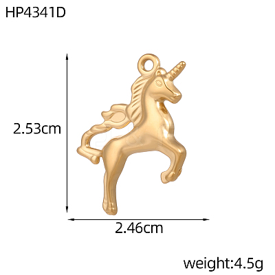 304 Stainless Steel Pendants SA-OY001-58G-1