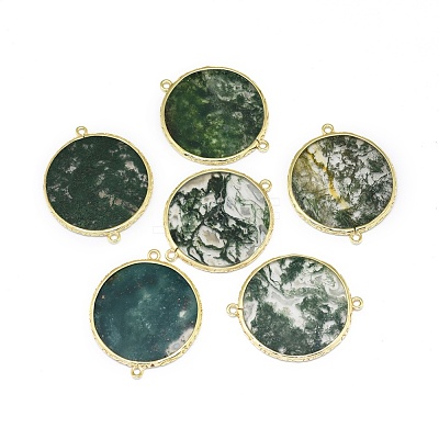 Natural Gemstone Links connectors G-L514-017-1