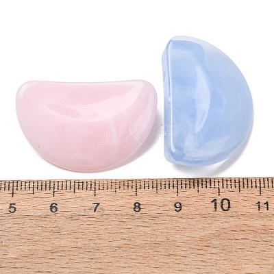 Two-Tone Imitation Gemstone Acrylic Beads AC-CBA7B05-17-1