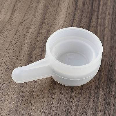 Flat Round with Handle DIY Silicone Candlesticks Molds LS-SIMO-G010-02C-1