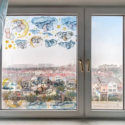 PVC Window Static Stickers AJEW-WH0385-0085-1