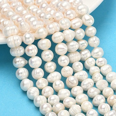 Natural Cultured Freshwater Pearl Beads Strands PEAR-L034-10A-1