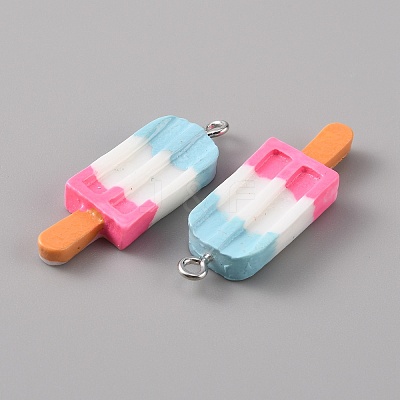 Three Color Opaque Resin Pendants RESI-TAC0010-66D-1