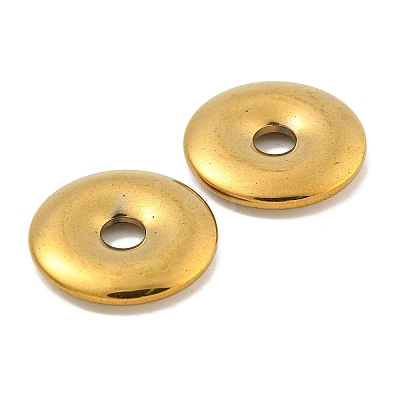 Electroplated Synthetic Non-Magnetic Hematite Pendants G-C136-04D-1