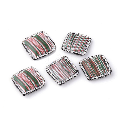 Synthetic Imperial Jasper Beads G-S241-03-1