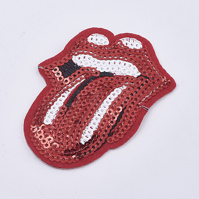 Computerized Embroidery Cloth Iron on/Sew on Patches DIY-WH0055-03-1