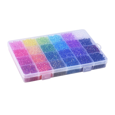Transparent Acrylic Beads TACR-X0001-08-4mm-1
