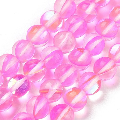 Transparent Glass Beads GLAA-B022-8mm-01-1