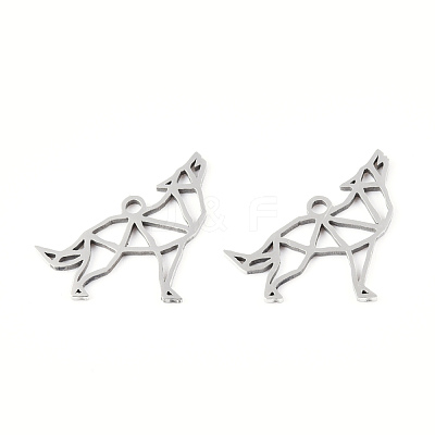 Non-Tarnish 201 Stainless Steel Pendants STAS-N091-164P-1