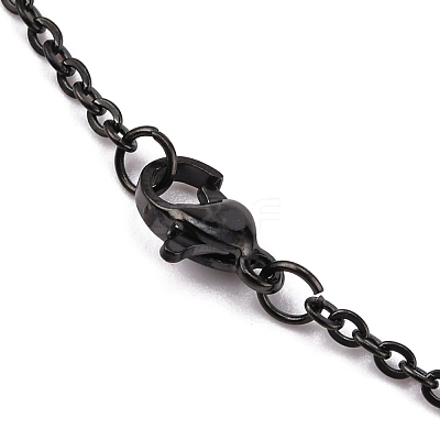 304 Stainless Steel Cable Chain Necklaces STAS-L164C-01B-1