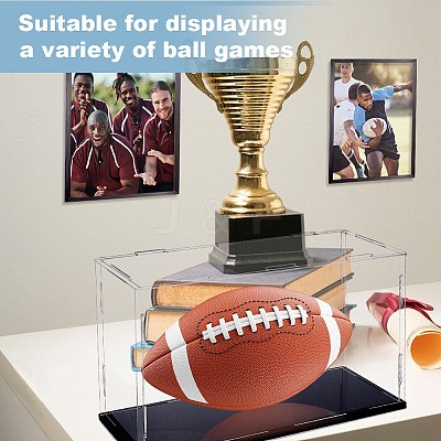 Transparent Plastic Minifigures Display Case ODIS-WH0043-144A-1