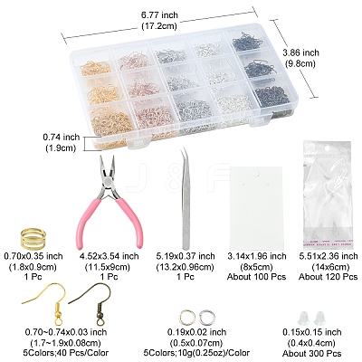 DIY Earring Making Kit DIY-FS0004-01-1