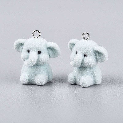 Flocky Animal Resin Pendants FIND-S001-06A-1