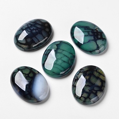 Natural Dragon Veins Cabochons G-F296-04-22x30mm-1