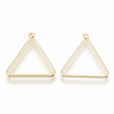 Brass Pendants KK-S345-054G-1