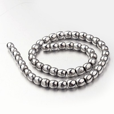 Electroplate Non-magnetic Synthetic Hematite Bead Strands G-F300-43-01-1