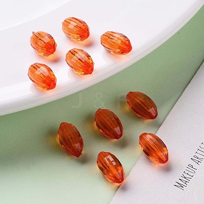 Transparent Acrylic Beads TACR-S154-30B-726-1
