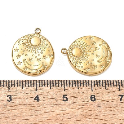 304 Stainless Steel Pendants SA-CBAF1D5-01G-C-1