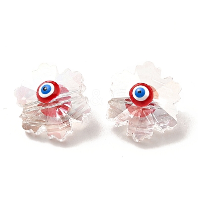 Transparent Glass Beads GLAA-F121-14-1