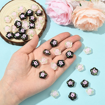 20Pcs Transparent Acrylic Beads FIND-YW0008-96A-1
