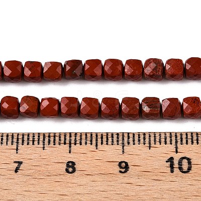 Natural Red Jasper Beads Strands G-N342-130-1