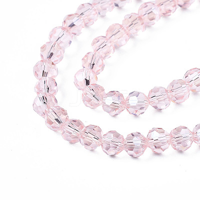 Electroplate Glass Bead Strands LS-EGLA-R015-4mm-9-1