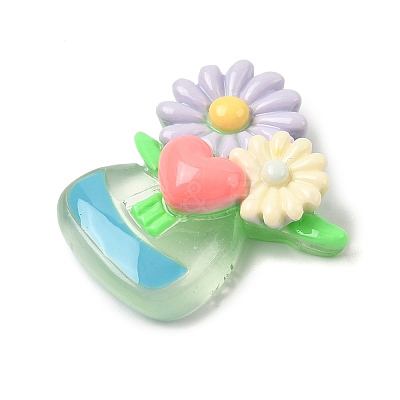 Opaque Resin Cabochon CRES-I050-01-1
