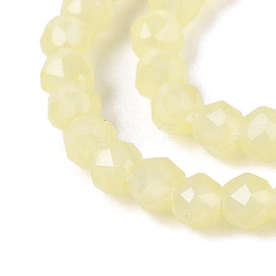 Imitation Jade Glass Beads Strands GLAA-T028-2mm-11H-1