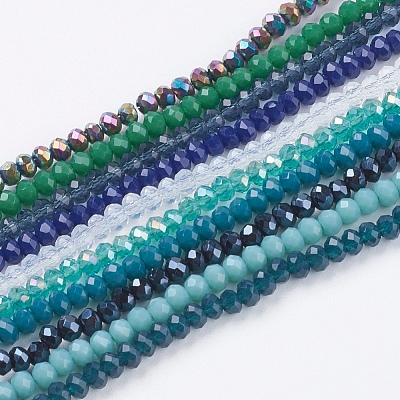 Glass Beads Strands GLAA-F076-1