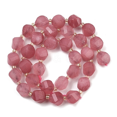Dyed Natural Jade Beads Strands G-U023-A20-01G-1