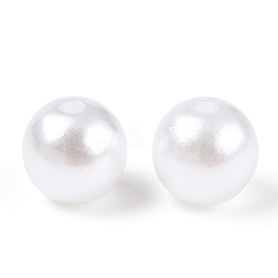 Imitated Pearl Acrylic Beads OACR-ZX005-35A-1