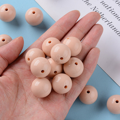 Opaque Acrylic Beads MACR-S370-C20mm-34-1