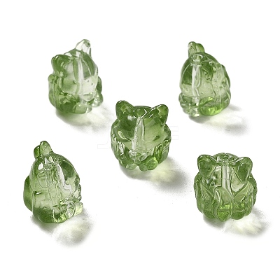 Transparent Glass Beads GLAA-D025-06G-1
