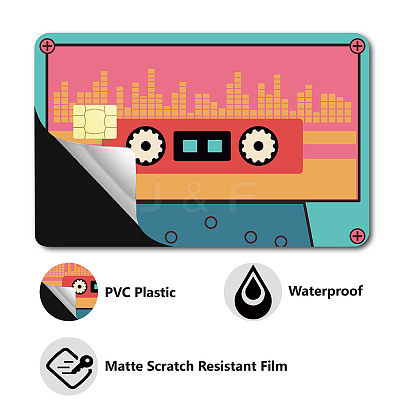PVC Plastic Waterproof Card Stickers DIY-WH0432-012-1