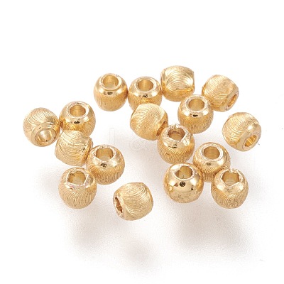 Brass Beads KK-M213-02E-G-1